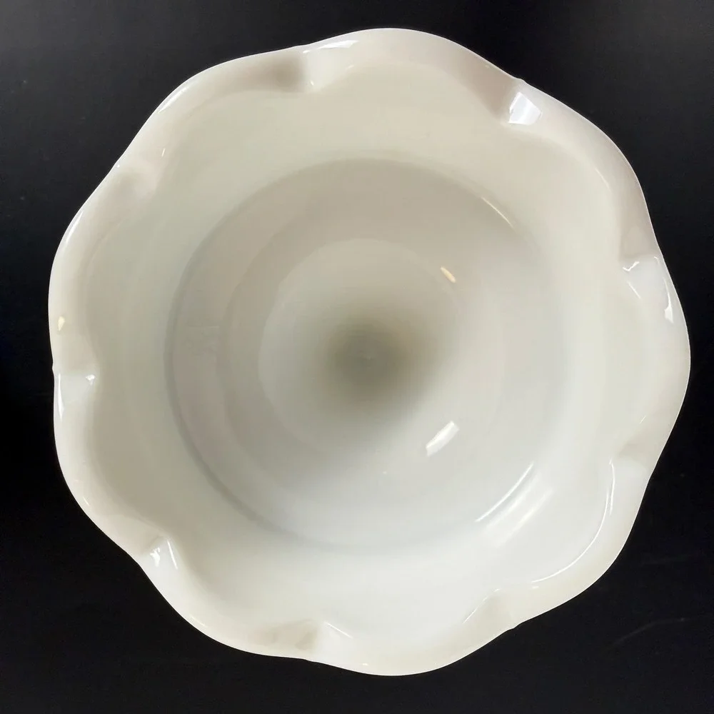VINTAGE Westmoreland Milk Glass Grape Vine Candlestick Candle Holder White